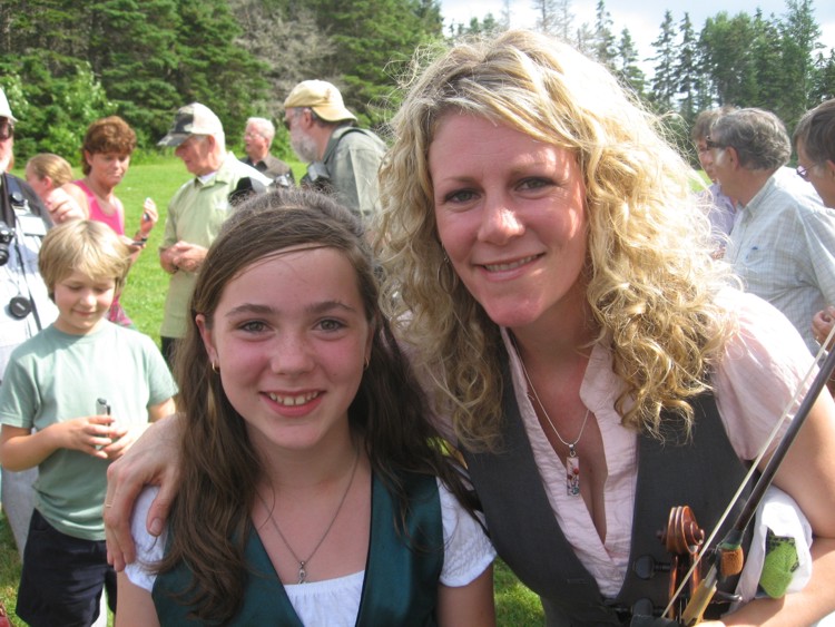 PEI Fiddlers Society - Fiona at the Gaelic College