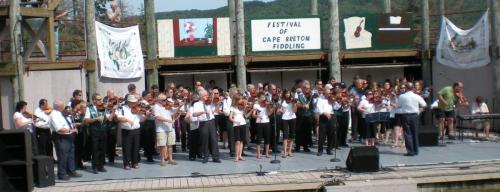 QCF at the Gaelic College with the Cape Breton Fiddlers 15/16 Aug 2009