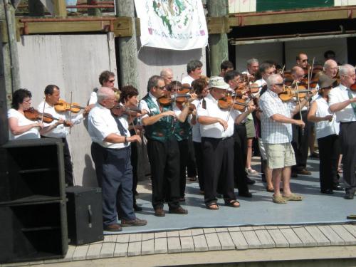 QCF at the Gaelic College with the Cape Breton Fiddlers 15/16 Aug 2009
