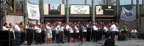 QCF at the Gaelic College with the Cape Breton Fiddlers 15/16 Aug 2009