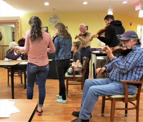 2018 Kitchen Group at Colville Manor Zoe andHolly O'Regan Fancis Stewart, Kevin Chaisson