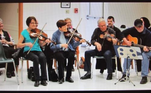 BIS Jam - Marcia, Marie, Edward & Orrin (in back Mrs. Hebert & Diane Chaisson) 