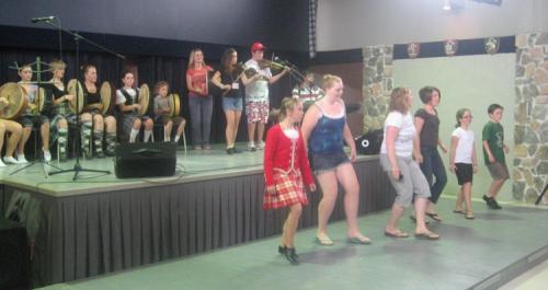 Fiona MacCorquodale at the Gaelic College July 2009