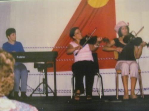Jamboree - Marie Livingstone on piano, Jocelyne Arsenault & Carole Gallant on fiddles