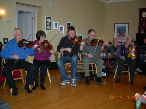 QCF at Linda Moran's Ceilidh 28 Dec 2008