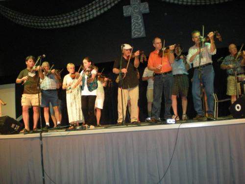 QCF at the Gaelic College with the Cape Breton Fiddlers 15/16 Aug 2009